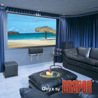 Draper Onyx Экран для проектора на раме HDTV (9:16) ,диагональ 270см/1...